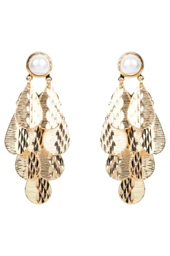 Aman Drop Earring - Gold