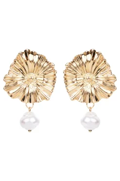 Aman Flora Earring - Gold