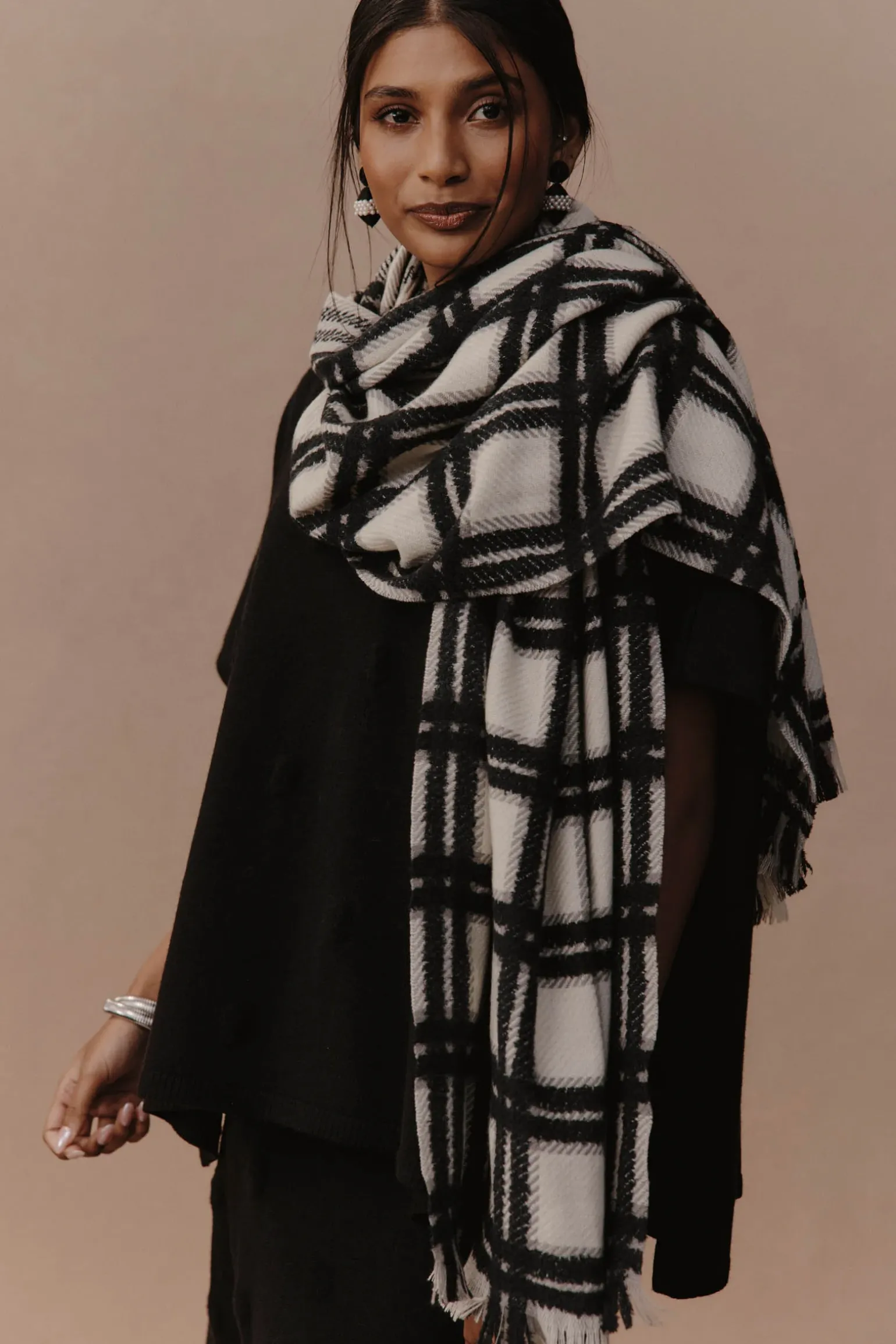 Aman Scarf - Ecru