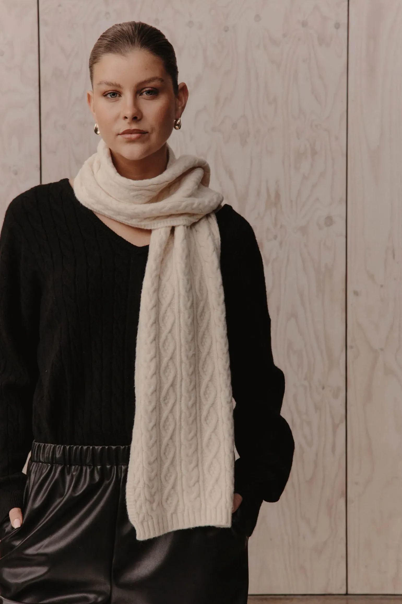 Argo Scarf - Ecru