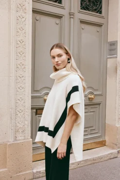Avino Poncho - Ecru