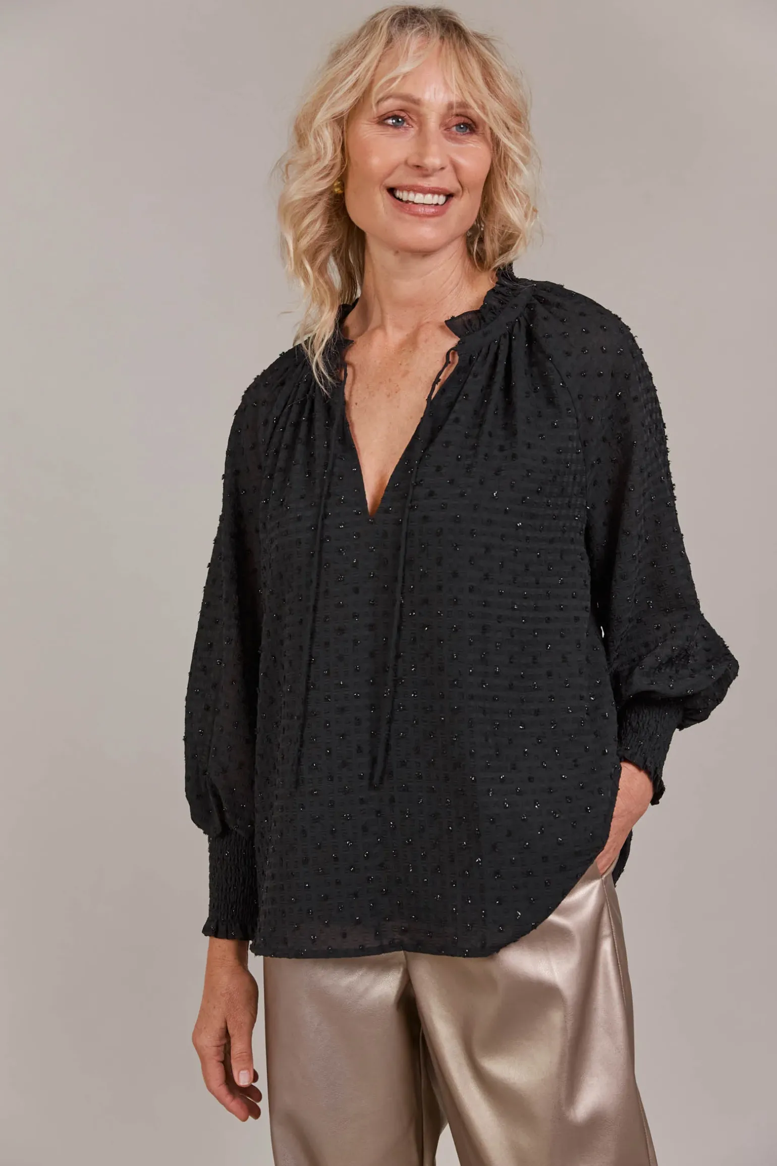 Ayana Blouse - Black