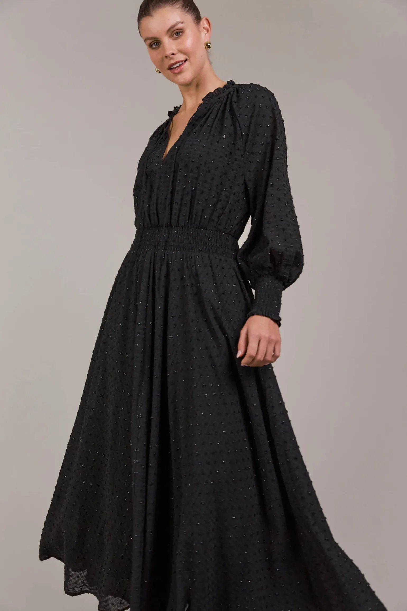 Ayana Maxi Dress - Black