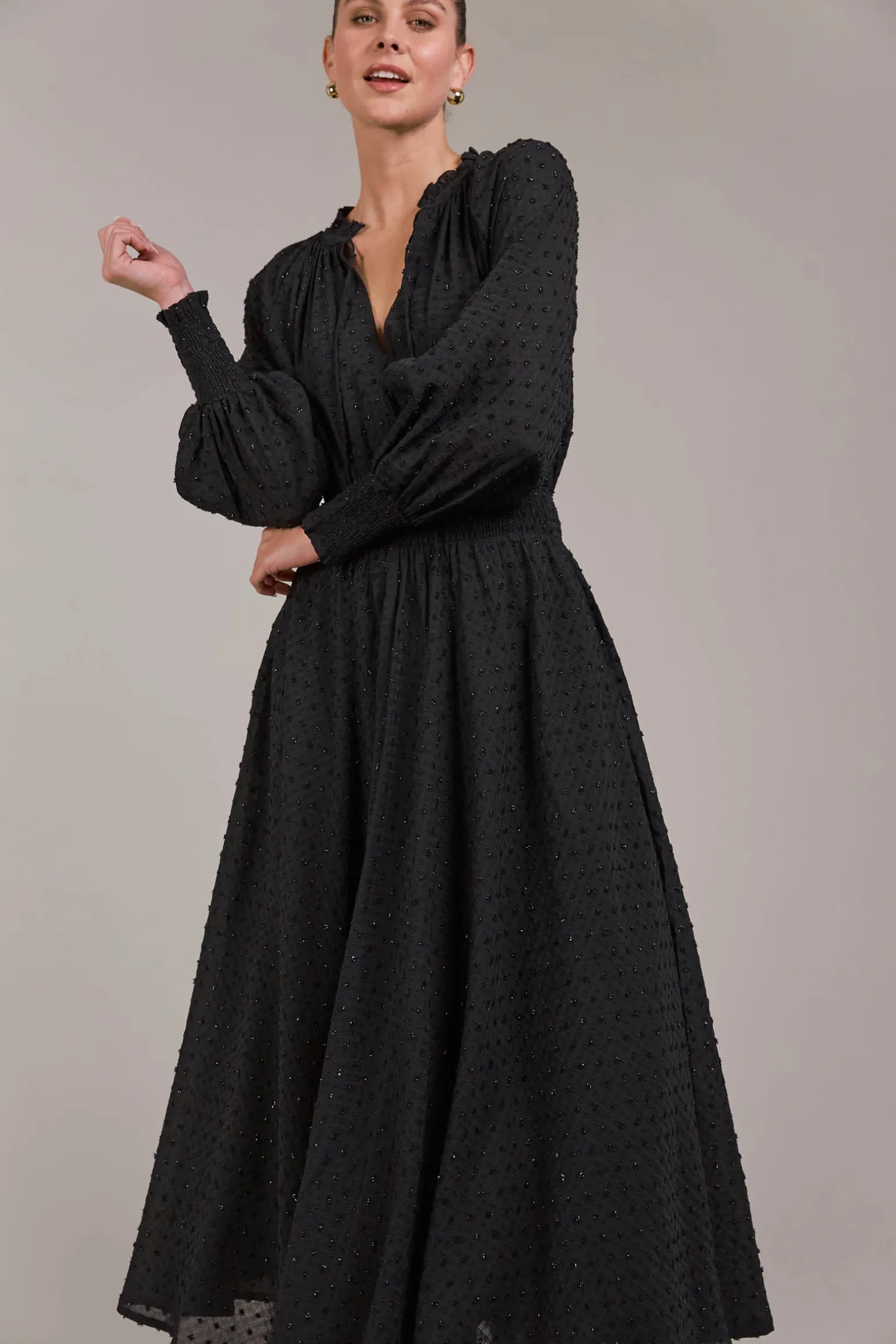 Ayana Maxi Dress - Black
