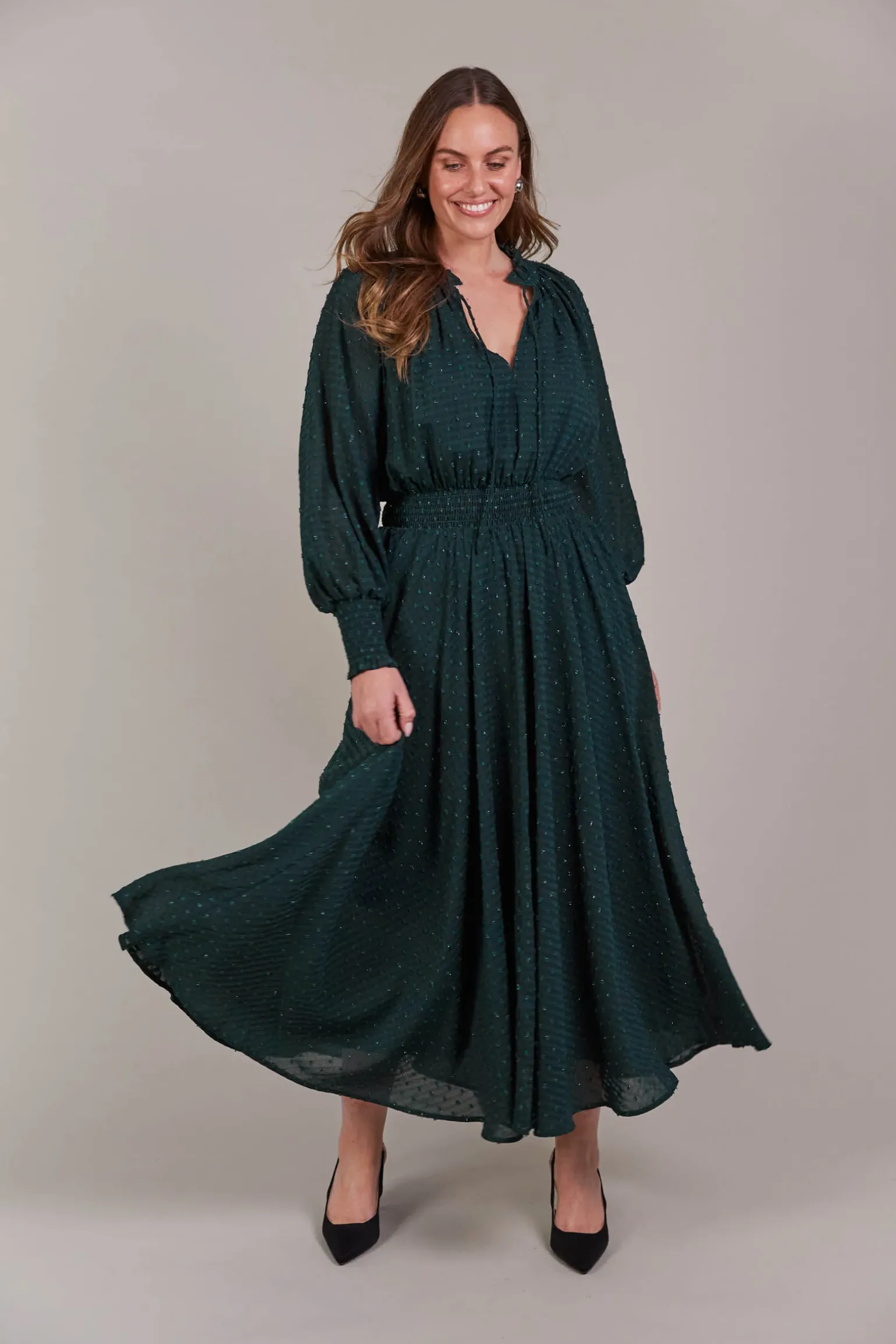 Ayana Maxi Dress - Peacock