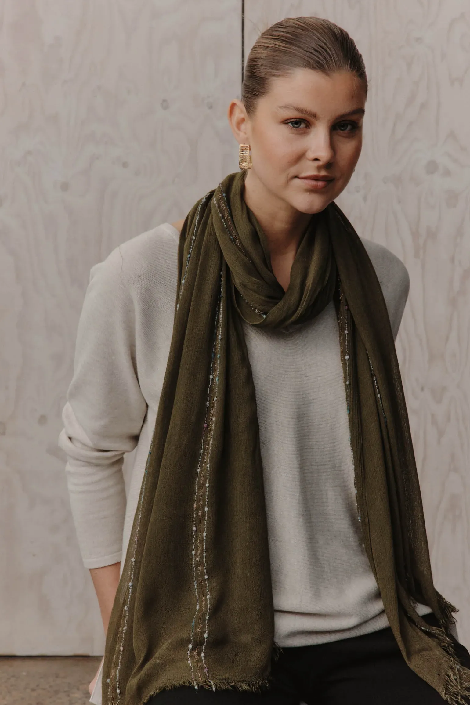 Ayana Scarf - Olive