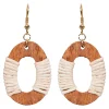Cay Earring - Tan/Natural