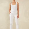 Dalton Denim Pant - White