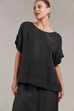Eden Relaxed Top - Black