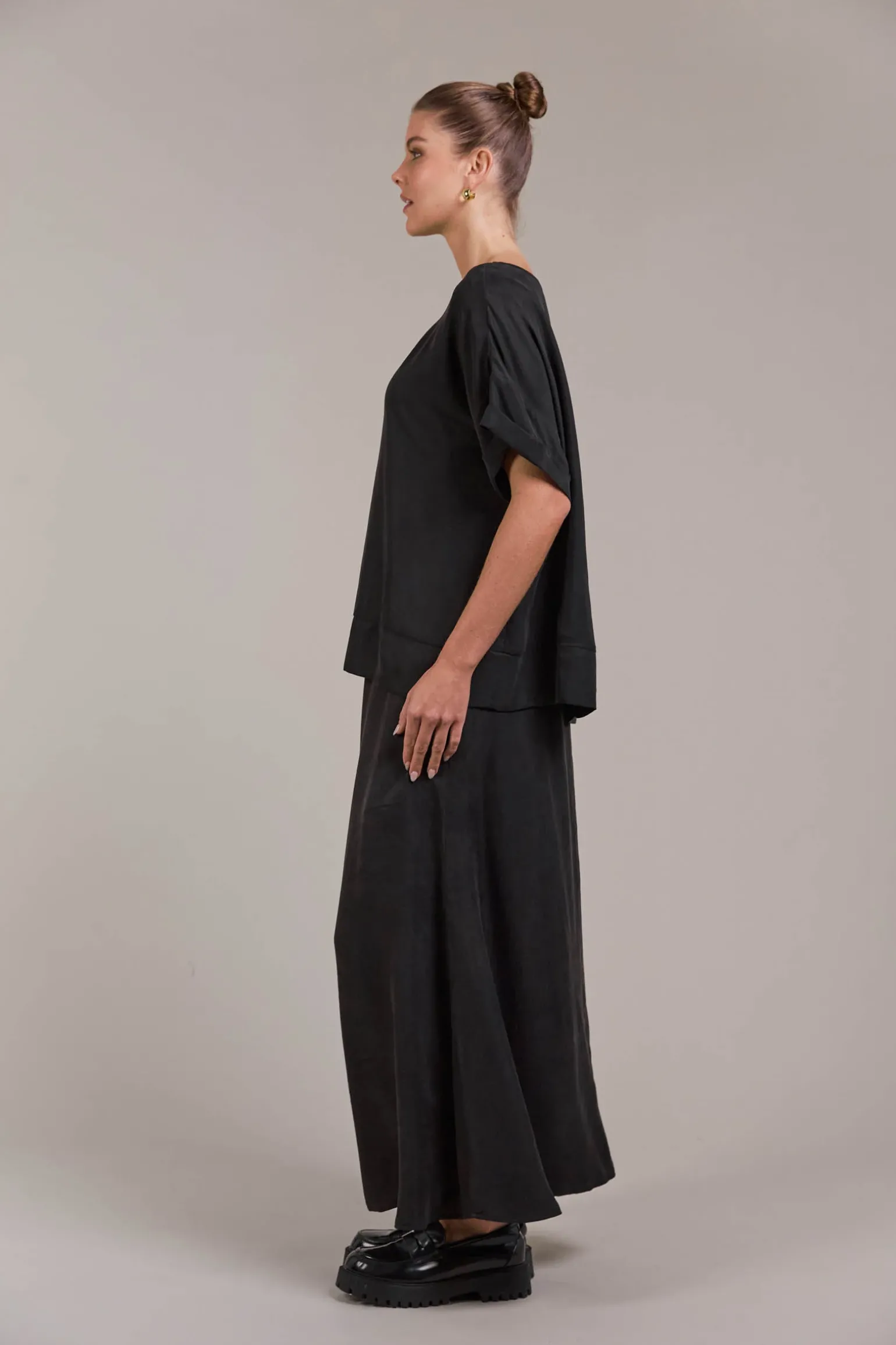 Eden Relaxed Top - Black