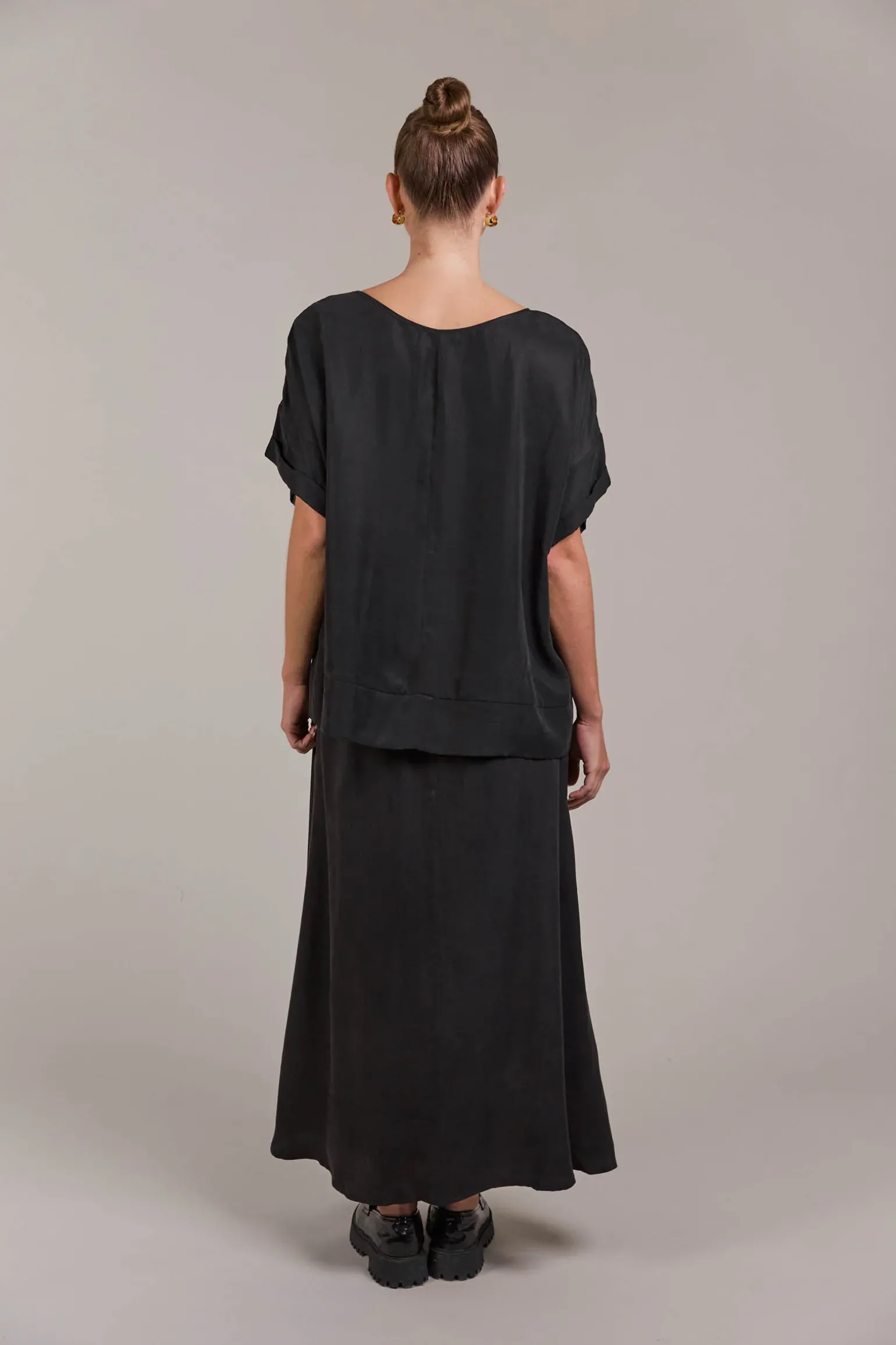 Eden Relaxed Top - Black