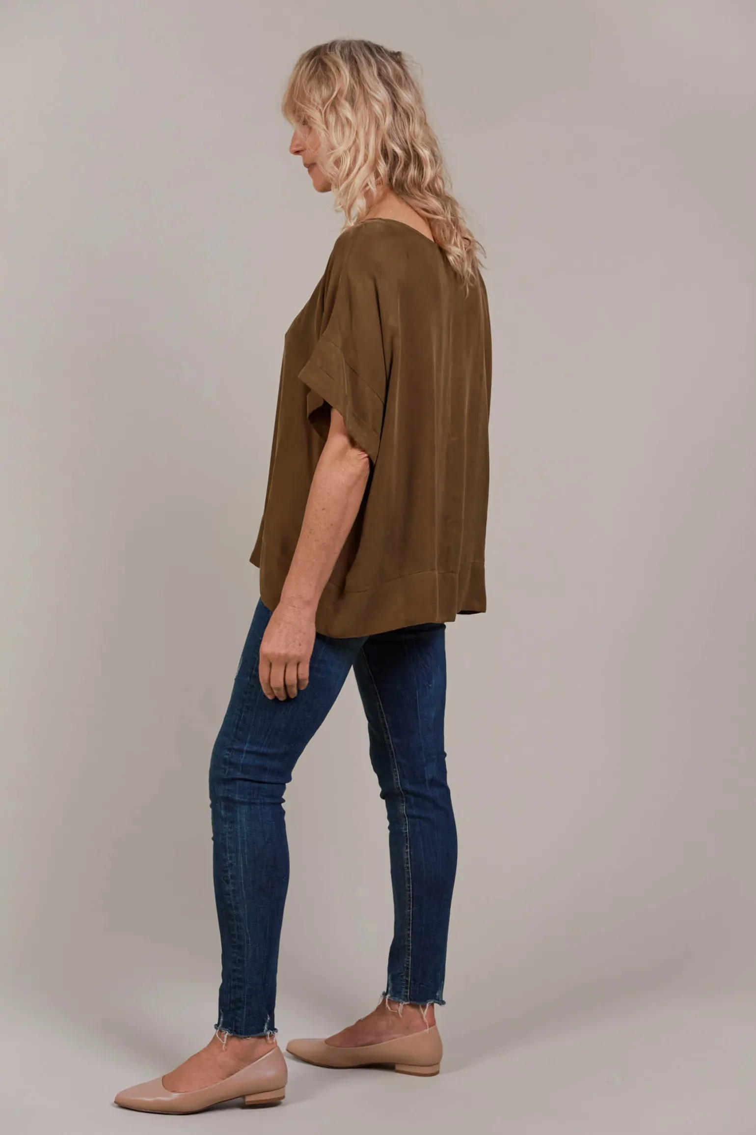 Eden Relaxed Top - Tobacco
