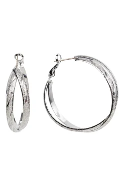 Eden Silver Hoop Earring - Multi
