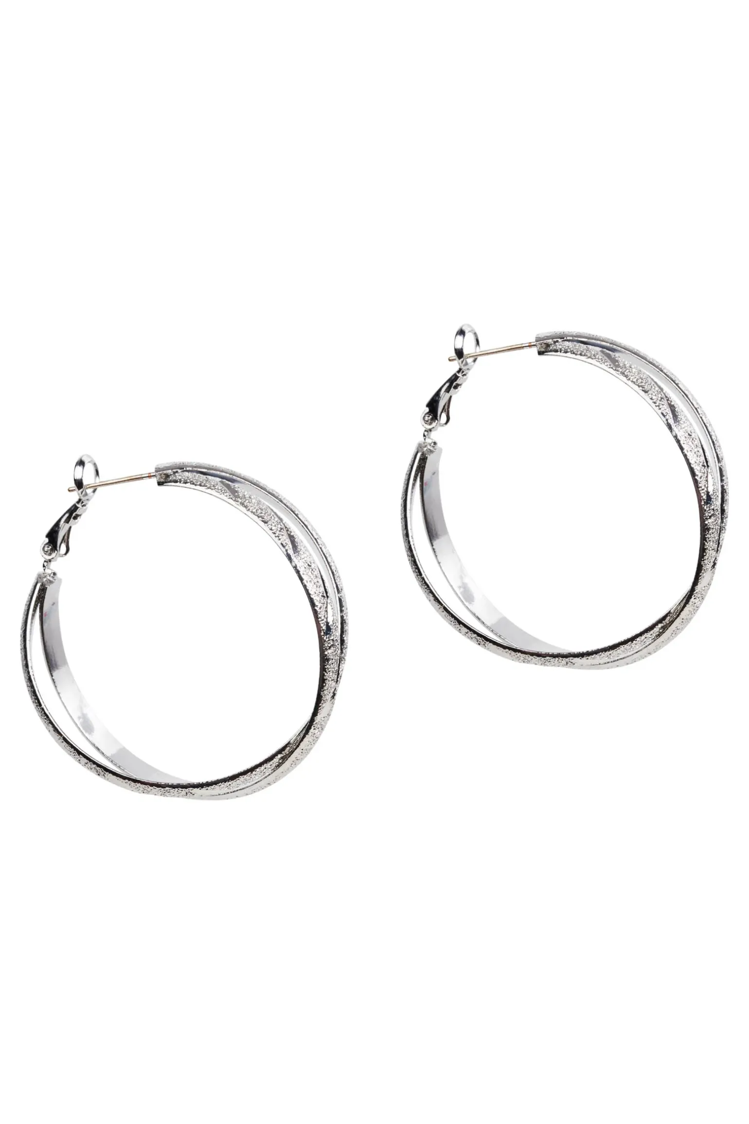 Eden Silver Hoop Earring - Multi