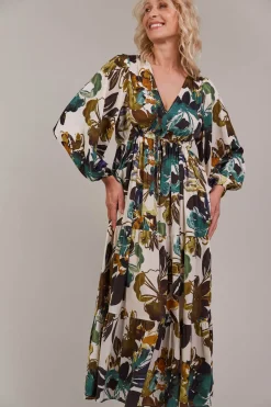Elsie Maxi Dress - Botanical Tusk