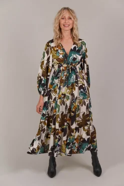 Elsie Maxi Dress - Botanical Tusk