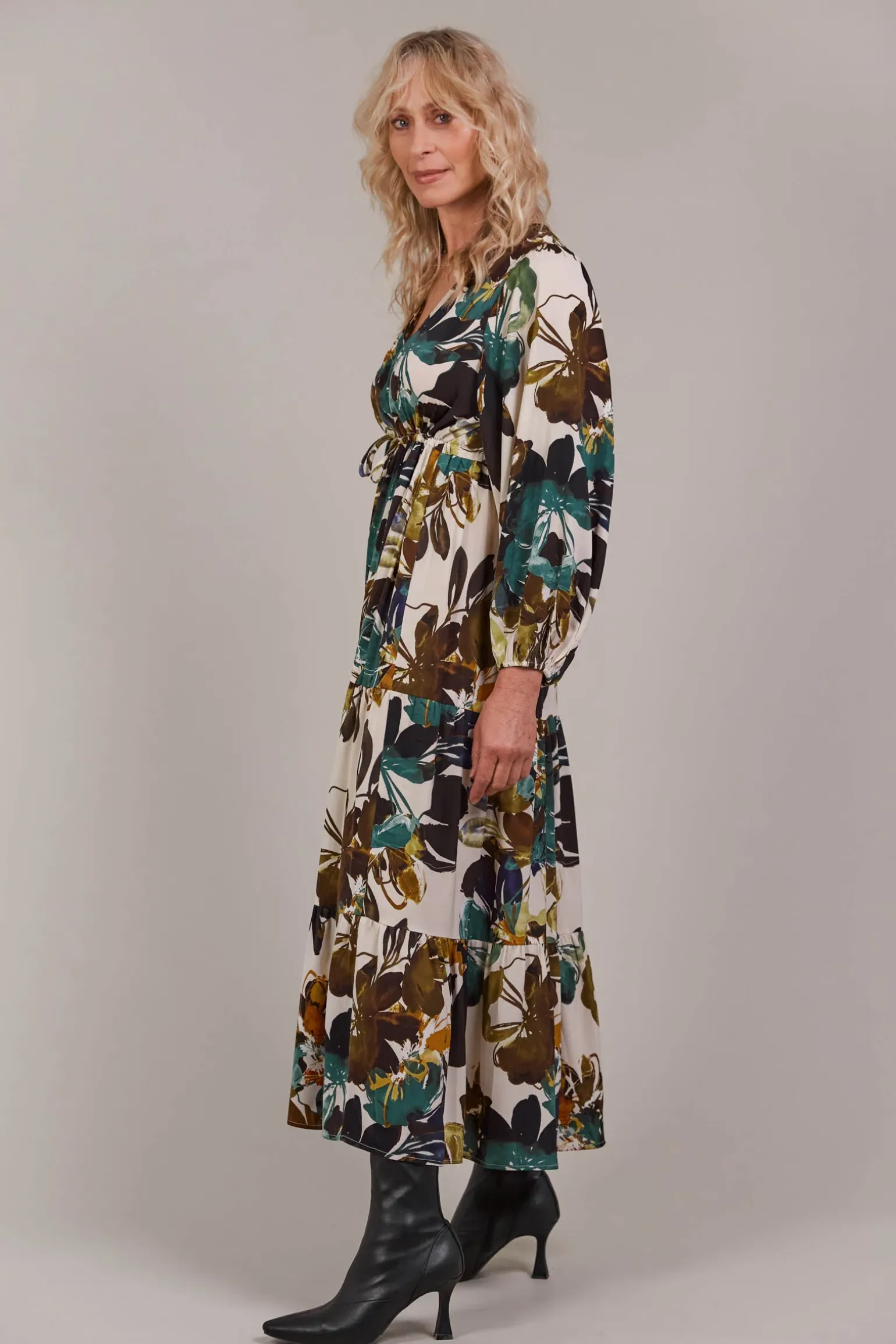 Elsie Maxi Dress - Botanical Tusk
