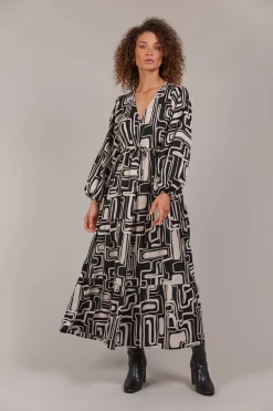 Elsie Maxi Dress - Geo