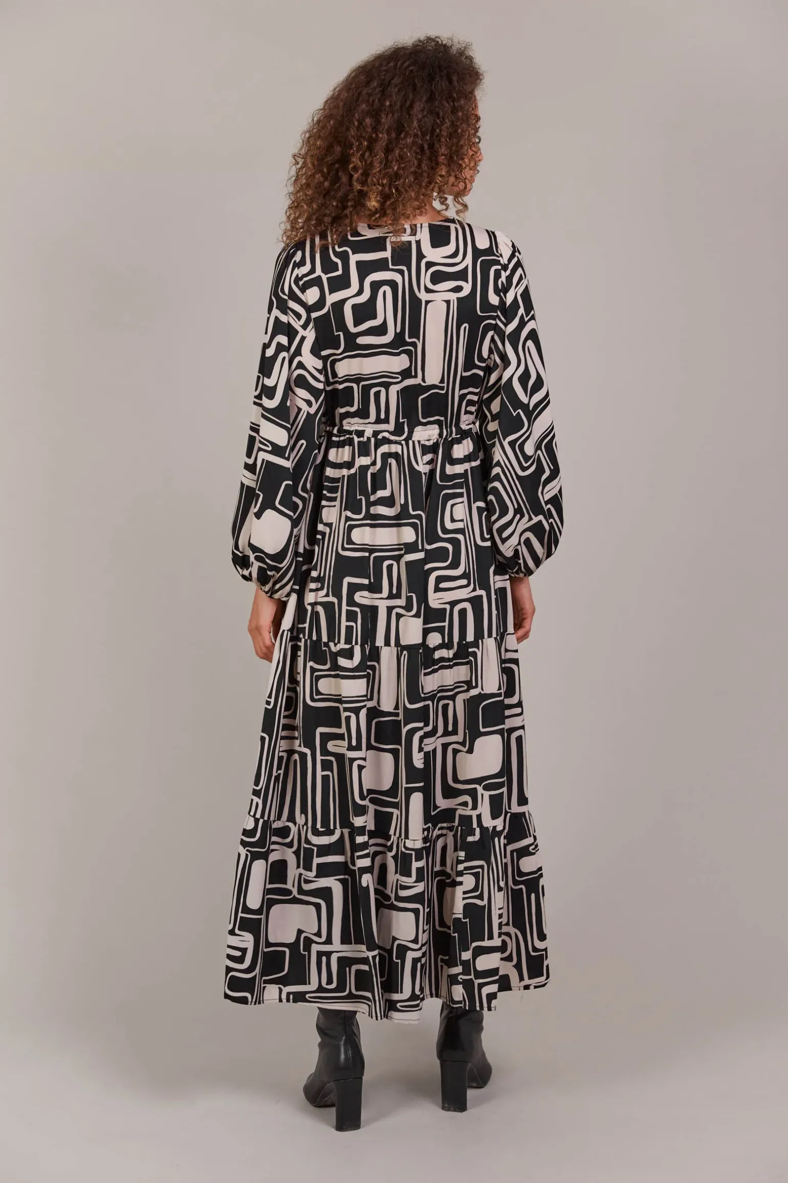 Elsie Maxi Dress - Geo