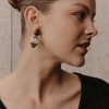 Elsie Pearl Earring - Chartreuse