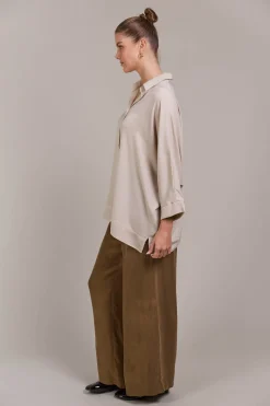 Elsie Relaxed Shirt - Ecru