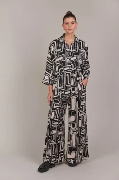 Elsie Relaxed Shirt - Geo