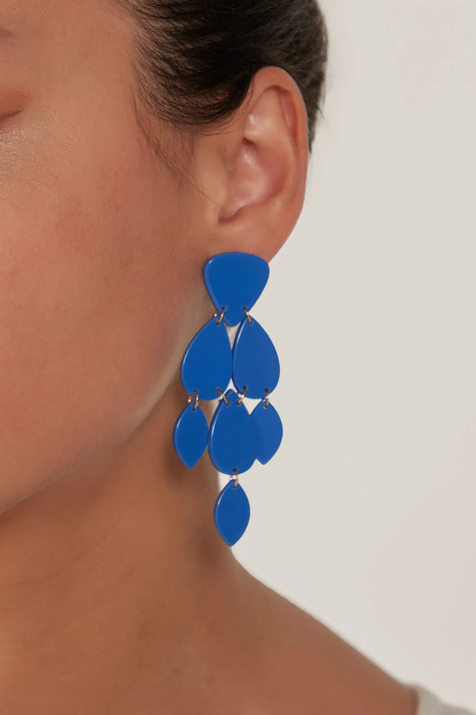 Elysian Drop Earring - Cobalt