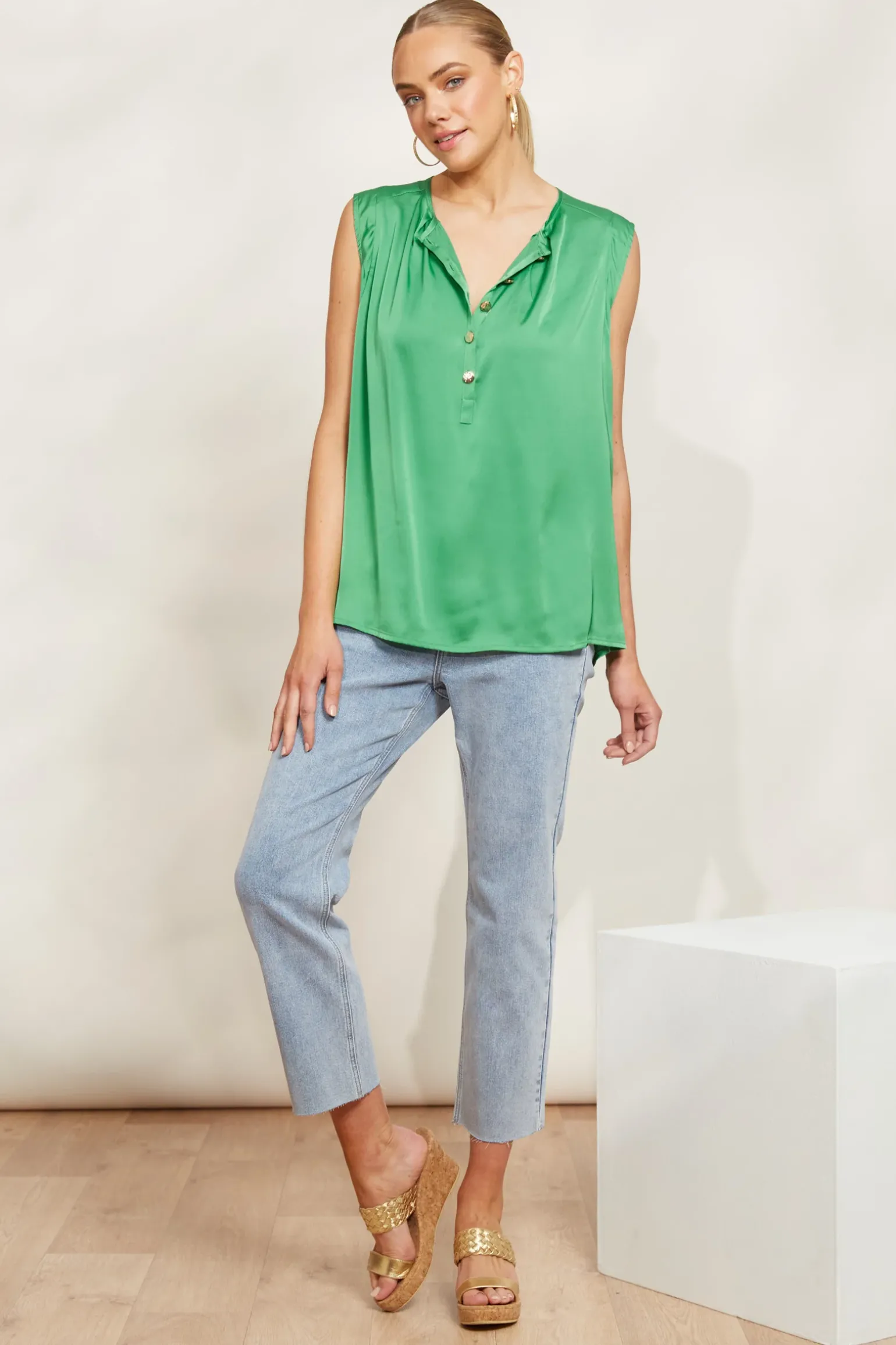Elysian Tank - Emerald