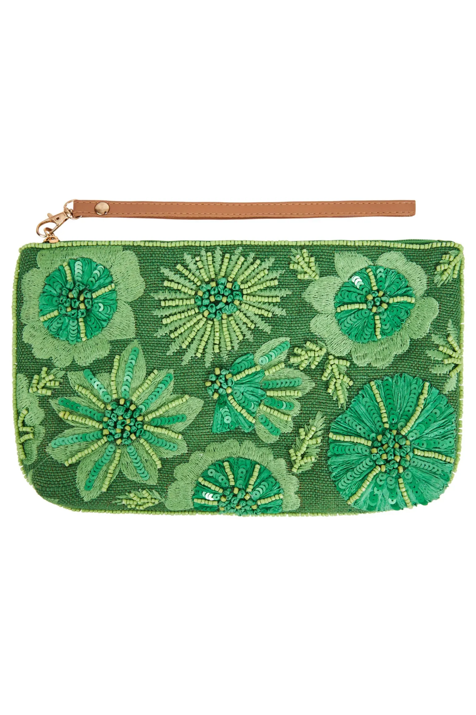 Flourish Clutch - Kiwi