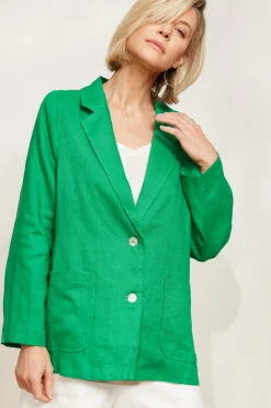 Halcyon Blazer - Emerald