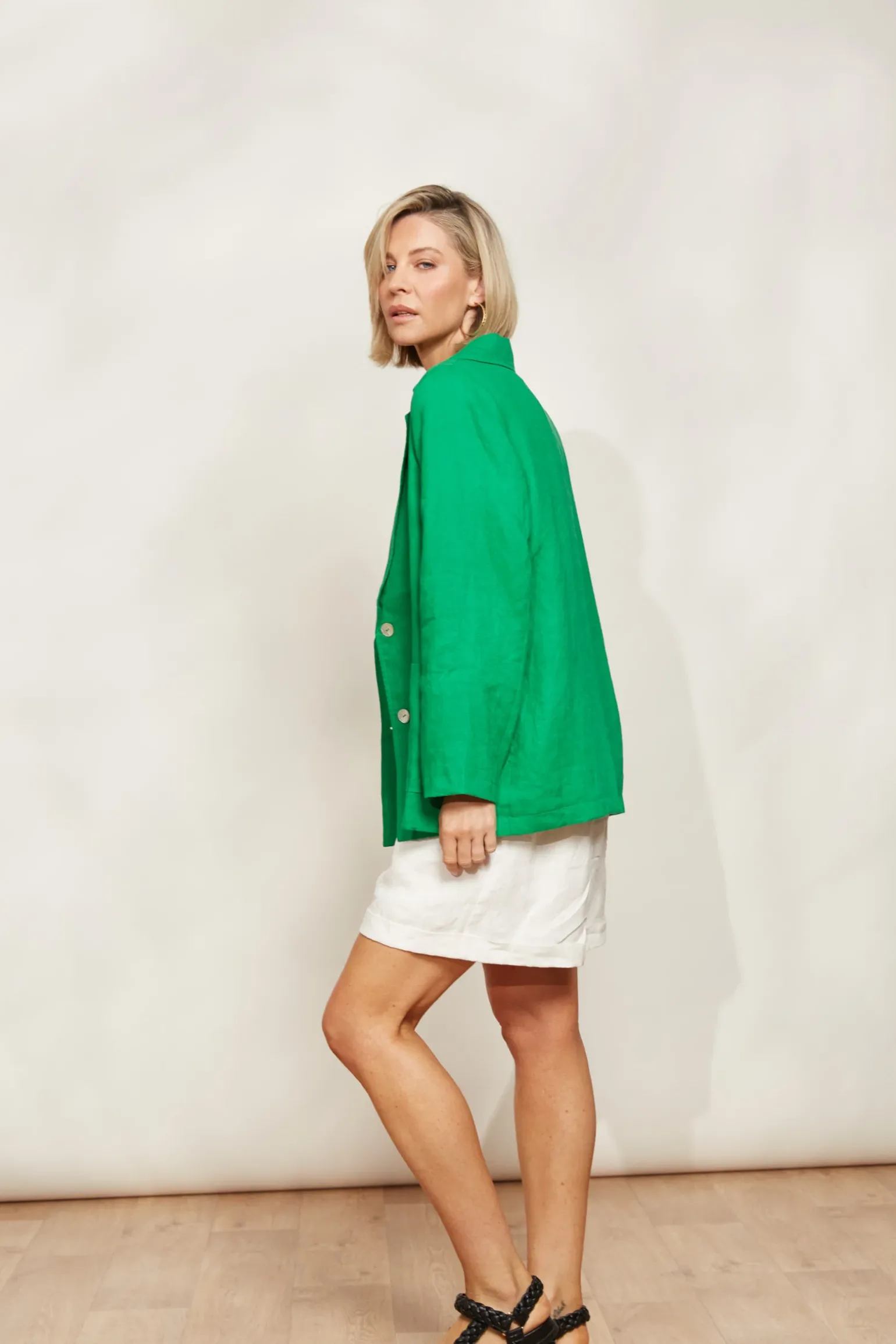 Halcyon Blazer - Emerald