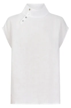 Halcyon Button Top - Opal