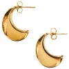 Halcyon Crescent Earring - Gold