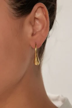 Halcyon Drop Earring - Gold