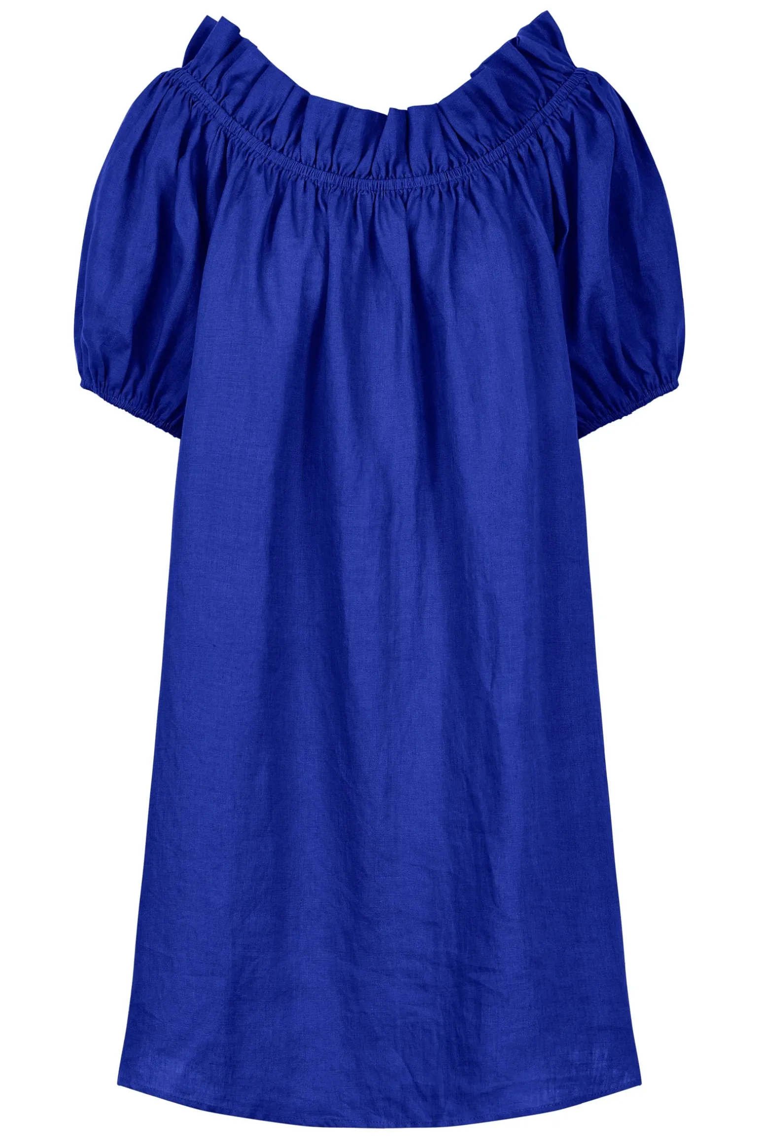 Halcyon Ruched Dress - Cobalt
