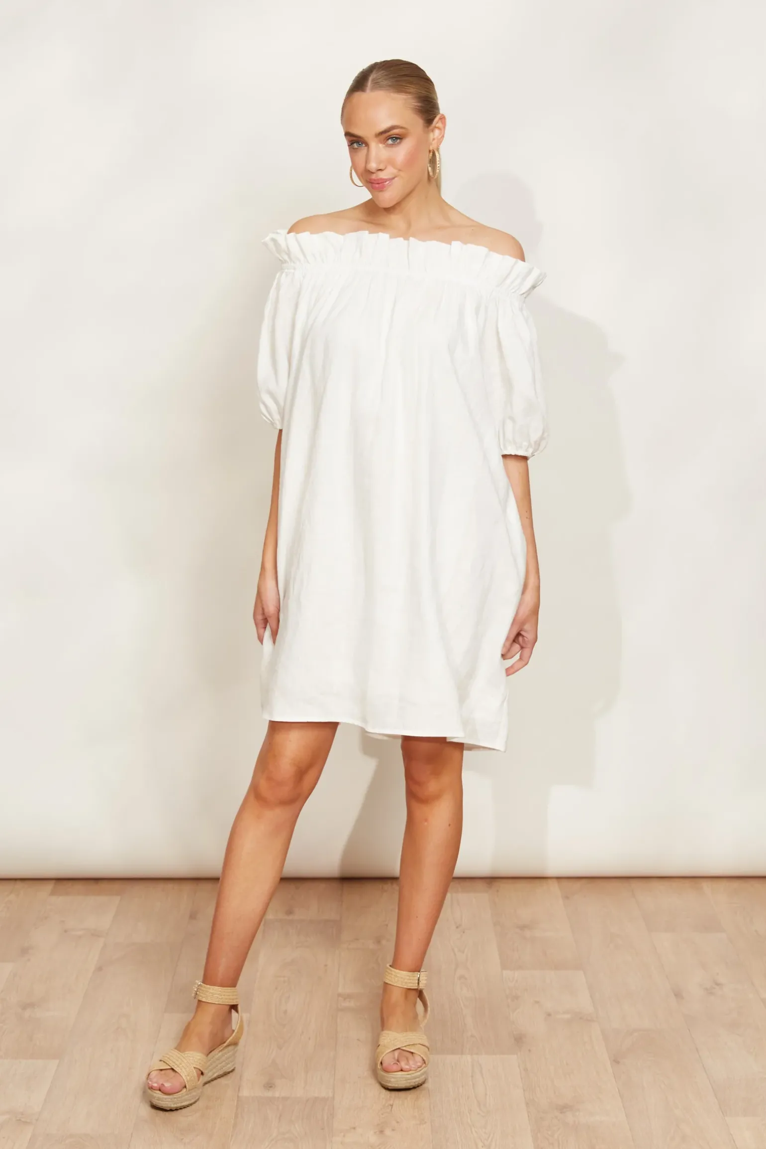 Halcyon Ruched Dress - Opal