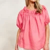 Halcyon Ruched Top - Musk