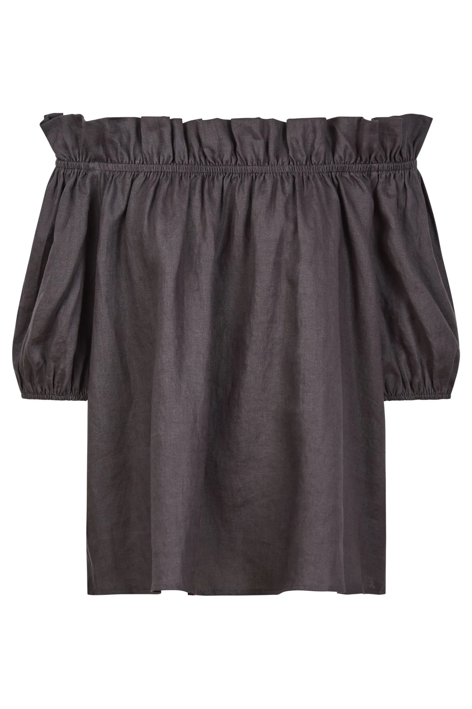 Halcyon Ruched Top - Oyster