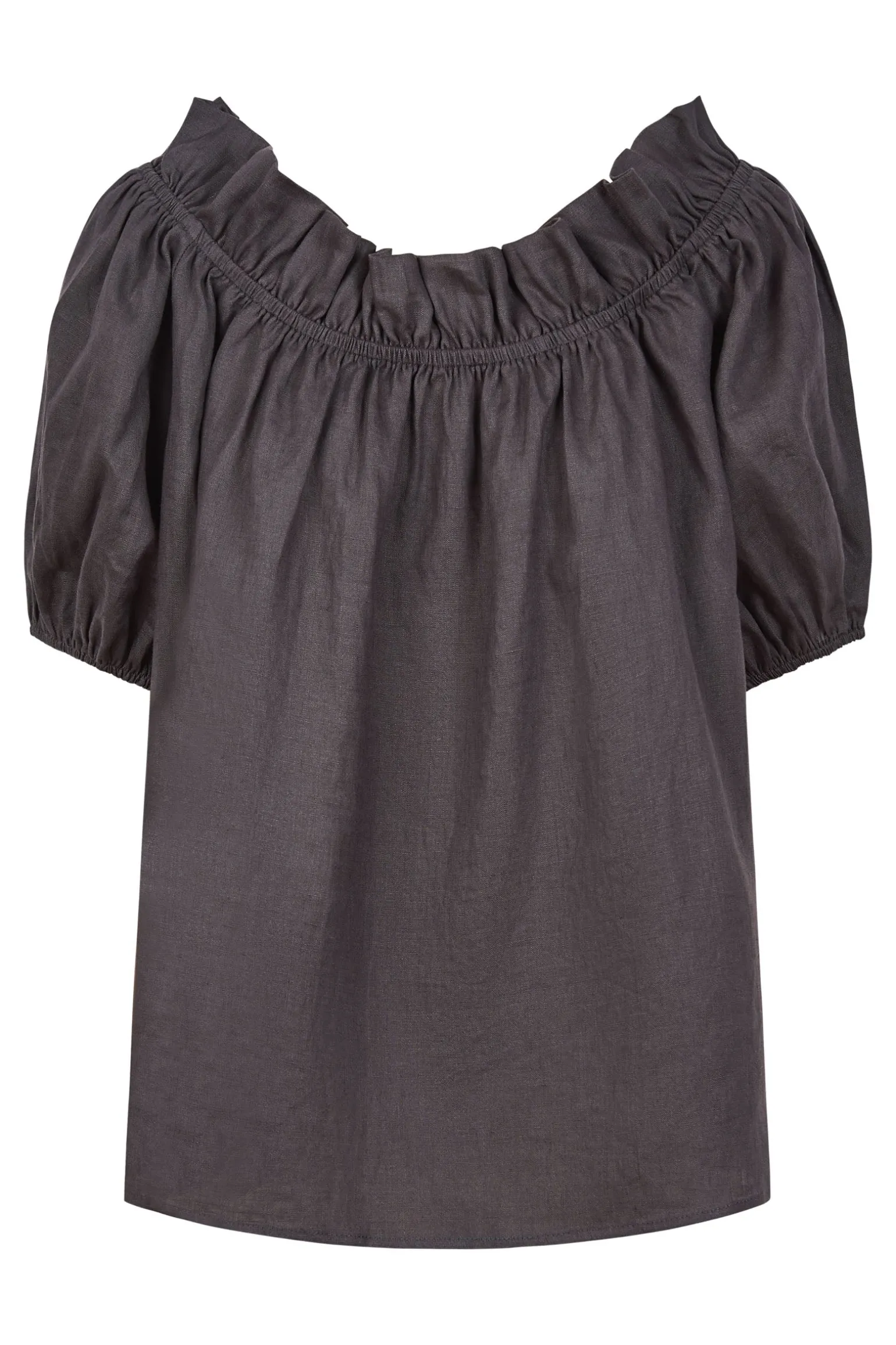 Halcyon Ruched Top - Oyster
