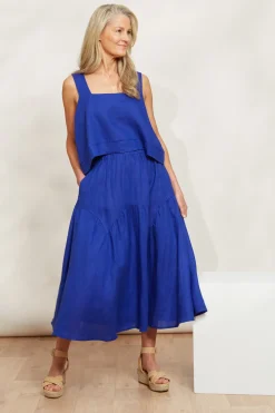 Halcyon Skirt - Cobalt