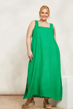 Halcyon Tank Dress - Emerald