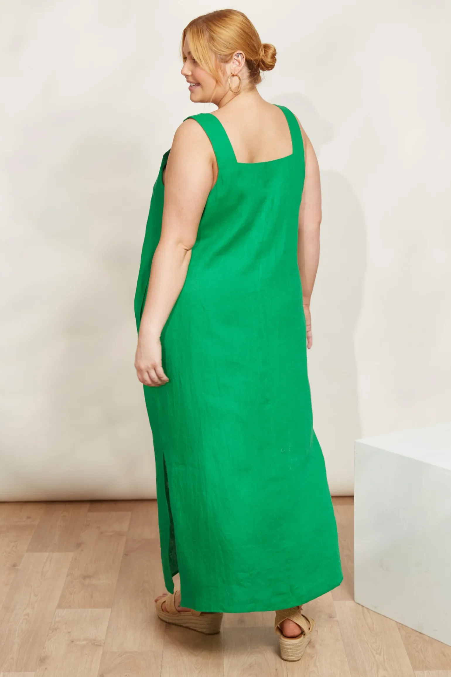 Halcyon Tank Dress - Emerald