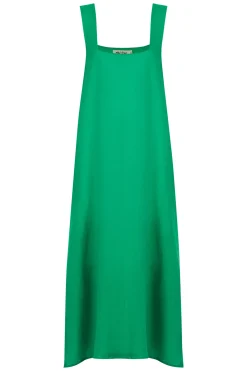 Halcyon Tank Dress - Emerald