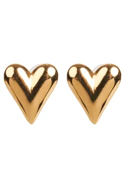 Heritage Earring - Gold Heart