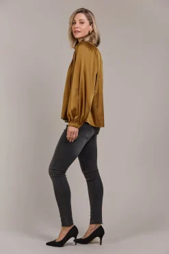 Ivy Blouse - Tobacco