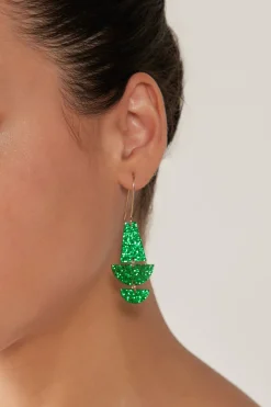 Jovial Drop Earring - Emerald