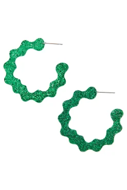 Jovial Hoop Earring - Emerald
