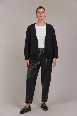 Katana Cardigan - Black