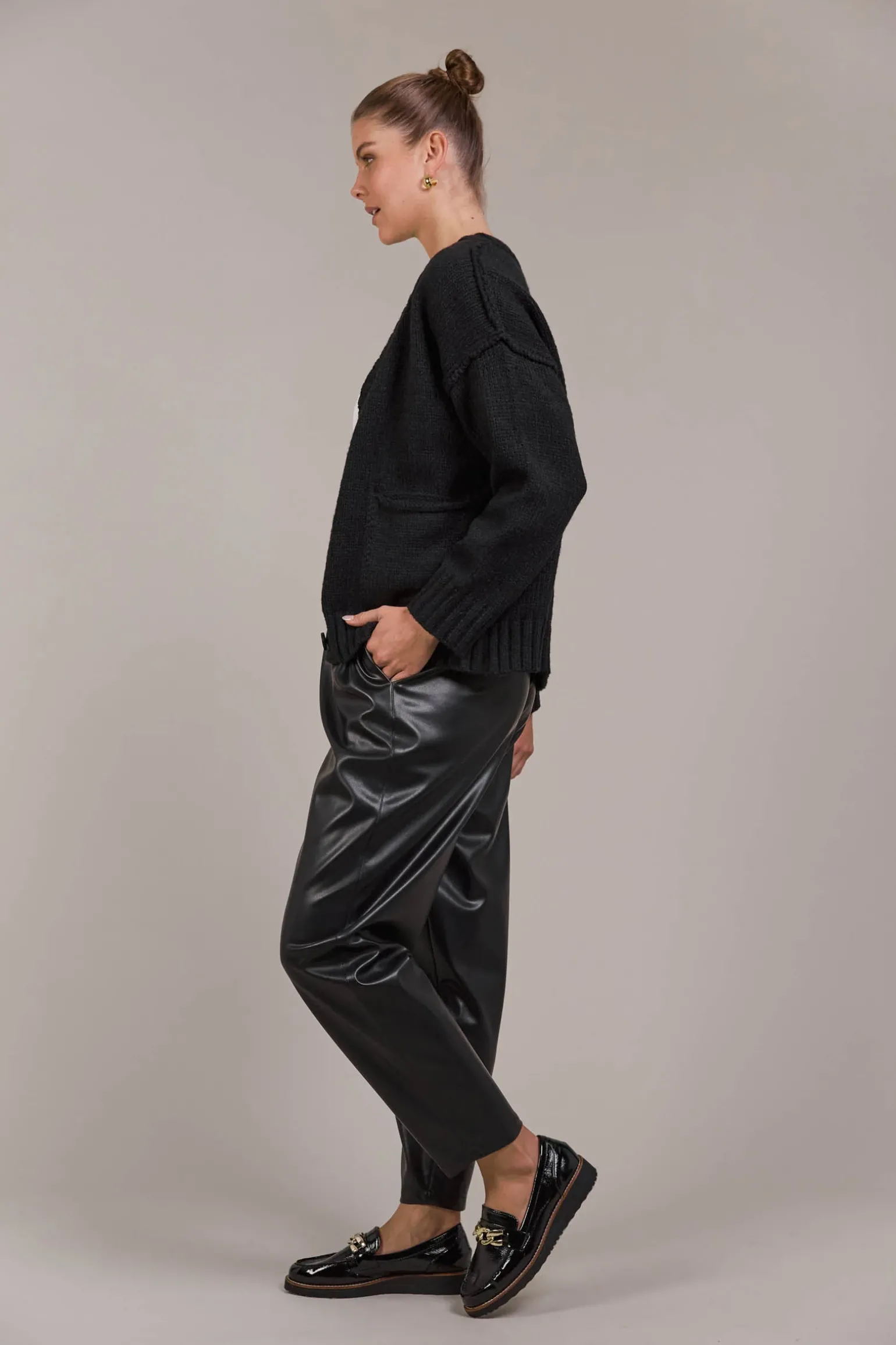 Katana Cardigan - Black
