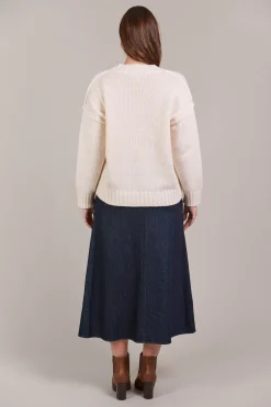 Katana Cardigan - Ecru